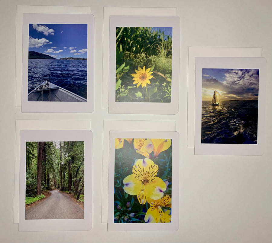 Nature Vibes Greeting Card Set - A taste of peace